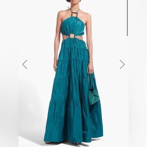 Staud Dome Dress Coastal Teal